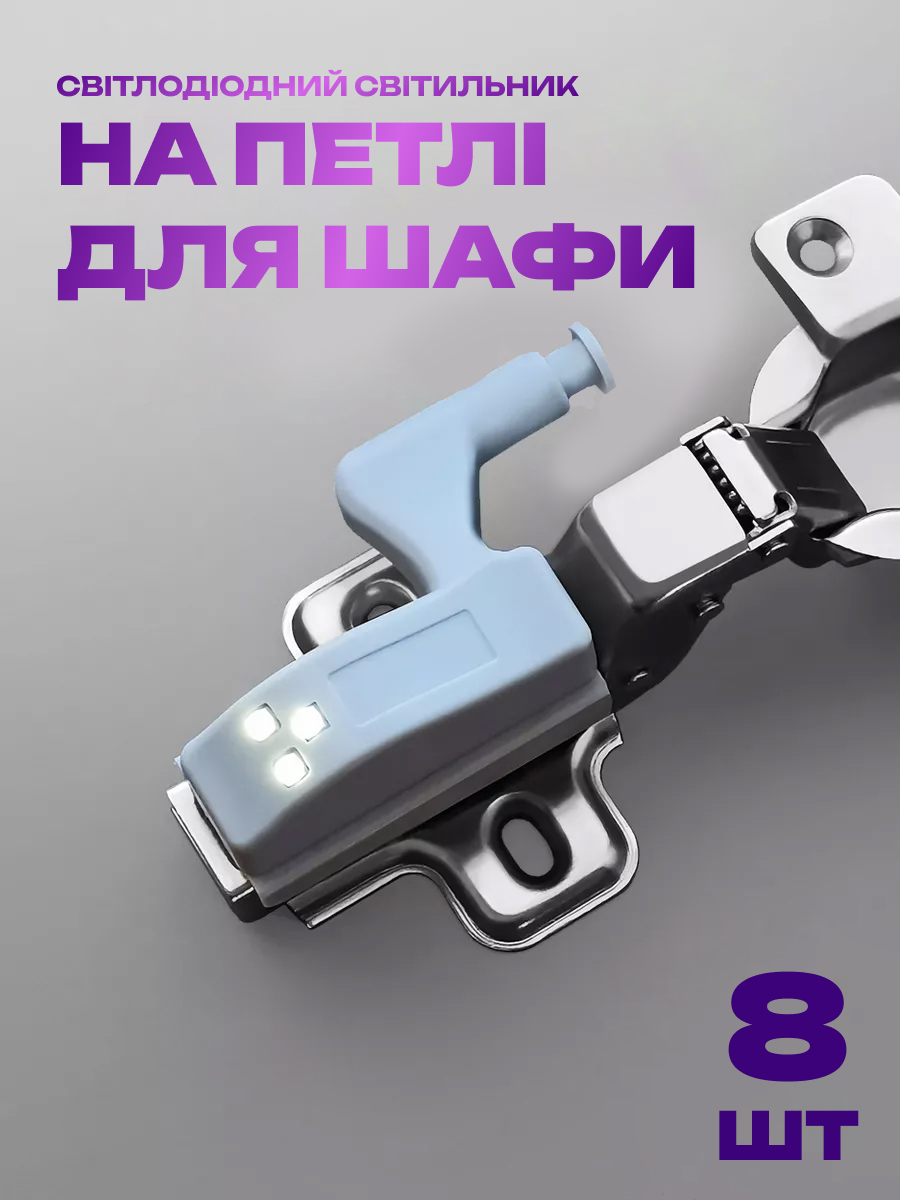 Світлодіодний світильник на петлю для шафи